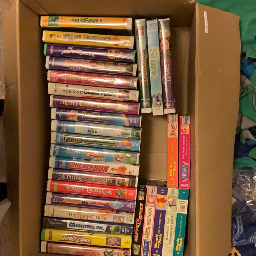 VHS tapes !